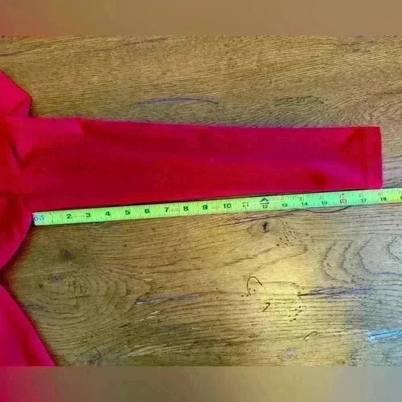 Catherine Malandrino Red Zip Back Top Shirt Blouse Unique Size Small - Picture 12 of 13